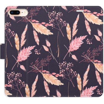 Pouzdro iSaprio Flip s kapsičkami na karty - Ornamental Flowers 02 Apple iPhone 7 Plus / 8 Plus – Hledejceny.cz