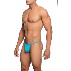 MOB Sheer T-Back Thong Aqua