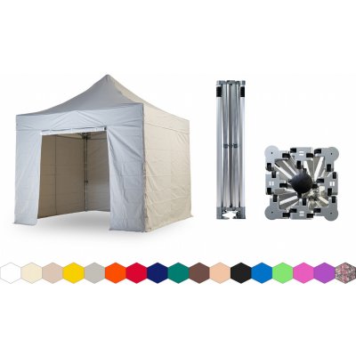 TENTino BIG HEXAGON EXTREME 3x3 m 5A ŠEDÁ – Hledejceny.cz