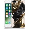 Pouzdro a kryt na mobilní telefon Apple Pouzdro Picasee silikonové Apple iPhone 8 Plus - Black Gold čiré