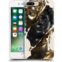 Pouzdro Picasee silikonové Apple iPhone 8 Plus - Black Gold čiré