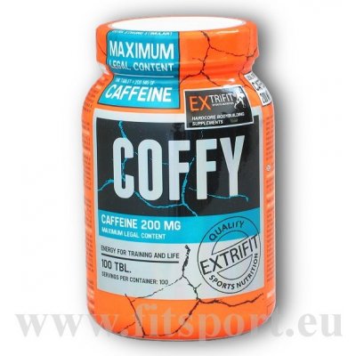 Extrifit Coffy Stimulant 200mg 100 kapslí