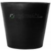 Květináč a truhlík Fiberstone Bucket Black mat 40x35 cm