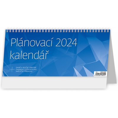 Stolní Plánovací MODRÝ 2024
