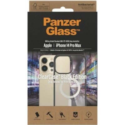 Pouzdro PanzerGlass ClearCase MagSafe černé, Apple iPhone 14 Pro Max 0416