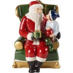 Villeroy & Boch Christmas Toys Santa v křesle s hracím mechanismem 15 x 10 cm – Hledejceny.cz