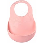 Silicone Bib Old Pink Beaba z měkkého silikonu a knoflíky růžový – Zbozi.Blesk.cz
