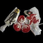 Cukrová figurka zápich do dortu Kouzelná beruška a černý kocour - I LOVE CAKES – Sleviste.cz