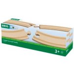 Brio 33342 Dlouhé zatáčky, 170 mm, 4 ks – Zboží Dáma