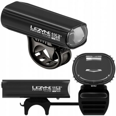 Lezyne Power STVZO Pro 115 přední černé – Zboží Mobilmania