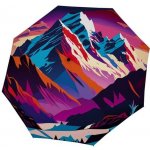 Doppler Modern Art Magic Mountain dámský plně automatický deštník vícebarevný – Zboží Mobilmania