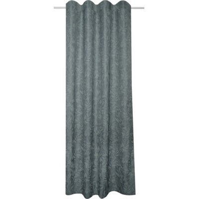 Závěs s řasící páskou Jacquard Leaves zelený 245 x 135 cm – Hledejceny.cz