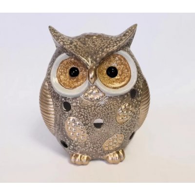 Sova keramická na svíčku – Zboží Dáma