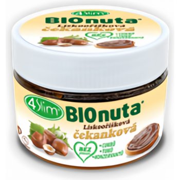 4Slim Bio nuta lískooříškový čekankový krém 250 g