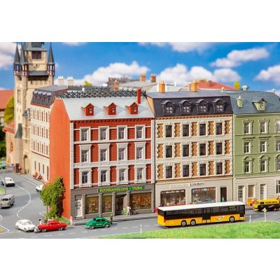 Faller N Set řadových domů s obchody 232389 – Sleviste.cz