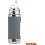 Pura nerezová fľaša s náustkom sivá 325ml – Zboží Dáma