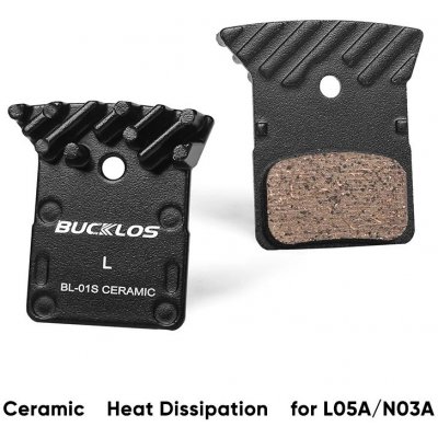 Bucklos Brzdové destičky s chladičem pro Shimano XTR – Zboží Dáma