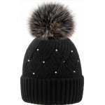 Fashionweek čepice s perlami Wool Pearl Černá – Hledejceny.cz