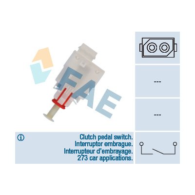 FAE Spínač, ovládání spojky (řízení motoru) 24465 – Hledejceny.cz