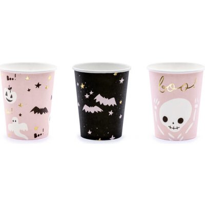 PartyDeco Papírové kelímky Halloween Boo! 220 ml – Hledejceny.cz