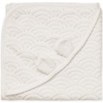 Cam ApS Dětská osuška s kapucí Ears OffWhite bílá barva – Zboží Mobilmania