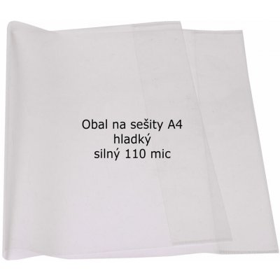 CONCORDE Obal na sešity sada 10 ks čiré A4 – Zboží Dáma