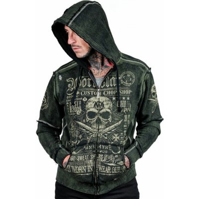WORNSTAR Blood Sweat and Shears černá zelená – Zboží Dáma