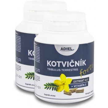 Adiel Kotvičník zemní FORTE s vitamínem E 2 x 90 cps.