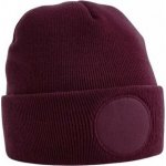 Beechfield beanie z akrylu s kruhovou plochou pro potisk či výšivku Červená – Hledejceny.cz