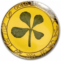 Palau Mayer Mint GMBH Zlatá mince Čtyřlístek 1$ 2024 1 g