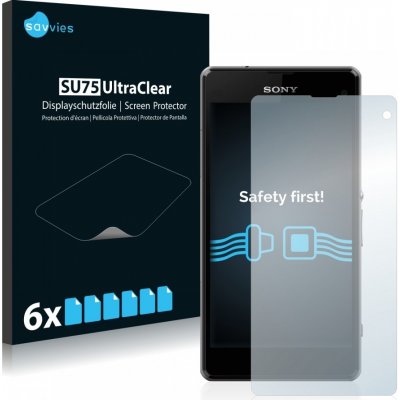 6x SU75 UltraClear Screen Protector Sony Xperia Z1 Compact D5503 – Zboží Mobilmania