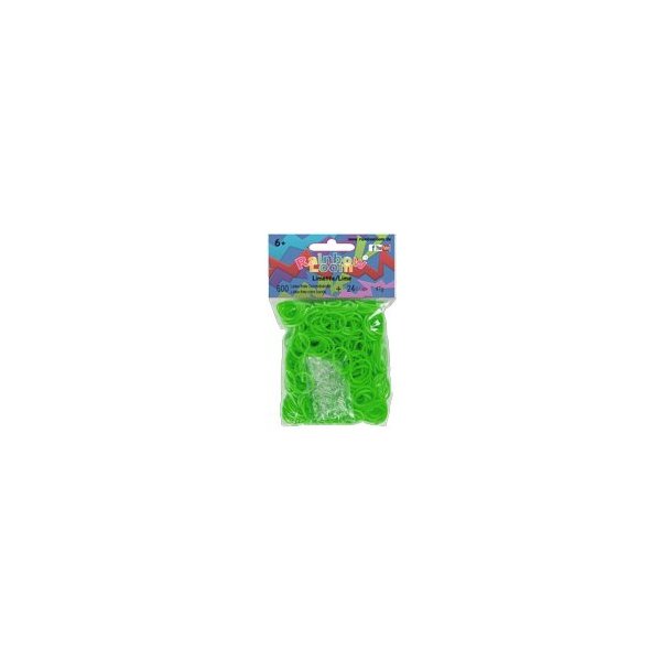 Loom bands Rainbow Loom original gumičky zelené limetkově 600 ks