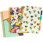 Pukka Pad Spirálový sešit Floral Love Project Book mix vzorů B5 linkovaný – Zboží Dáma