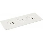 Legrand DISQIN 2X2P+T USB A+C 654741 – Zboží Mobilmania