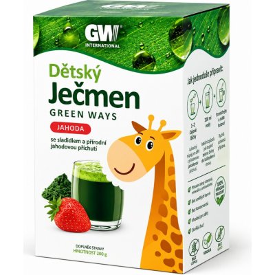 Green Ways Dětský ječmen jahoda 240 g – Hledejceny.cz