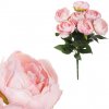 Květina Pivoňky v pugetu, barva růžová KN7059 PINK