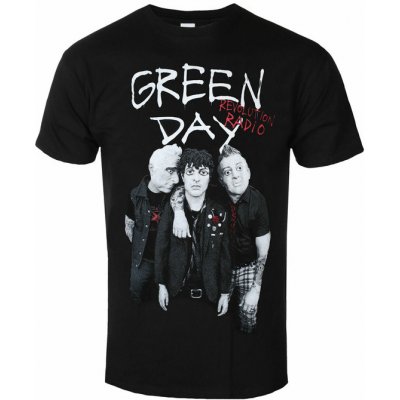 Rock off tričko metal Green Day Red Hot černá – Zboží Mobilmania