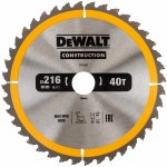 DeWALT DT1953 Pilový kotouč 216 x 30 mm, 40 zubů – Hledejceny.cz