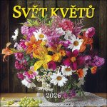 Svět květů nástěnný 33 x 33 cm 2026 – Sleviste.cz
