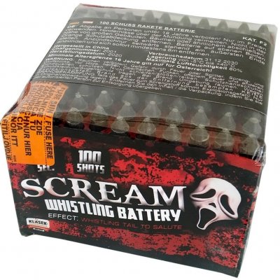 Klásek Pyrotechnika Kompakt 100 ran Raketomet Scream – Zboží Dáma