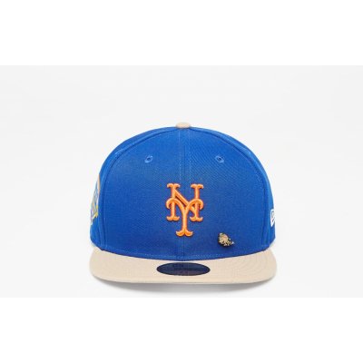 New Era New York Mets 50th Anniversary Varsity Pin 59FIFTY MLB Fitted Cap Game Royal/ Beige – Zboží Mobilmania