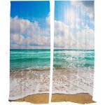 IMPAR Závěsy Moře (Rozměr : 140x250, Materiál: Interlock) – Hledejceny.cz