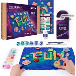 Okto lettering výtvarný set pro malování hmotou Fun 30 × 40 cm – Hledejceny.cz