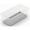 Úložný box KIS Sistemo 2 Organizér 15 x 7,5 x 5 cm transparentní šedá 10011-A94