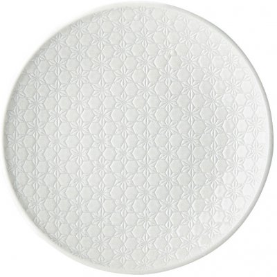MIJ Jídelní talíř WHITE STAR 25 cm – Zboží Dáma