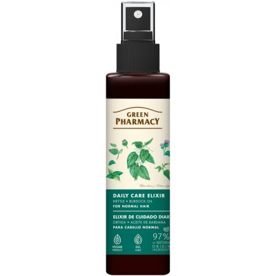 Green Pharmacy Nettle & Burdock oil Elixir sérum pro normální vlasy 150 ml – Hledejceny.cz