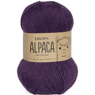 Příze DROPS Alpaca uni colour 4400 - lilek – Zboží Mobilmania