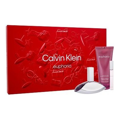 Calvin Klein Euphoria sada EDP 100 ml + EDP 10 ml + tělové mléko 200 ml pro ženy – Zbozi.Blesk.cz