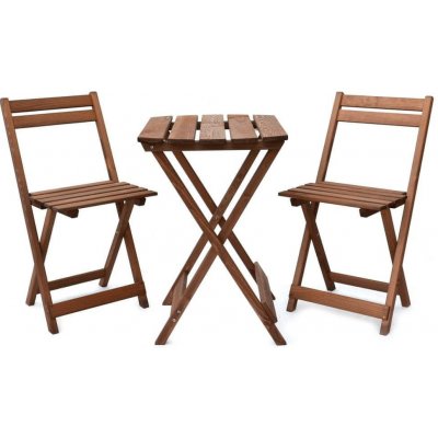 Rojaplast COFFEE bistro set dřevěný – Zboží Mobilmania