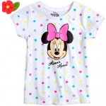 Dívčí tričko DISNEY MINNIE PUNTÍKY bílé – Sleviste.cz